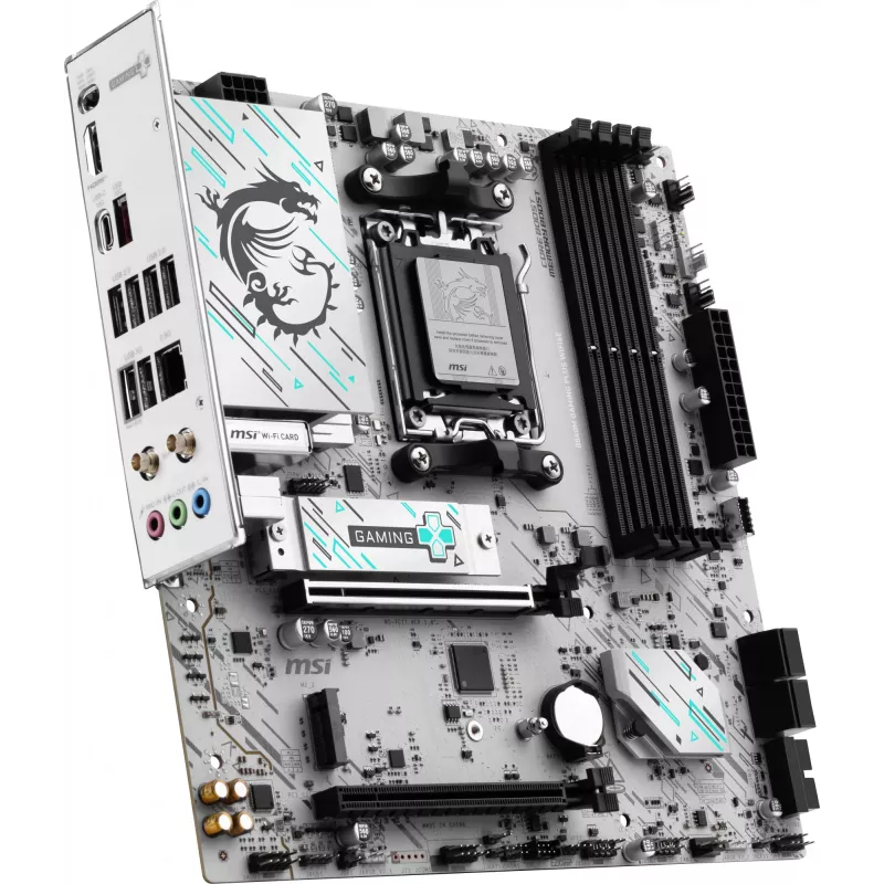 Moederbord MSI B840M GAMING PLUS WIFI6E microATX, socket AM5, DDR5 tot 256 GB, Wi-Fi 6E, 2,5GbE, M.2 x2, HDMI 2.1