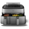 Philips 5000 series NA555/00 friteuse dubbel 9 L losstaand 2750 W heteluchtfriteuse zilver