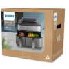 Philips 5000 series NA555/00 friteuse dubbel 9 L losstaand 2750 W heteluchtfriteuse zilver