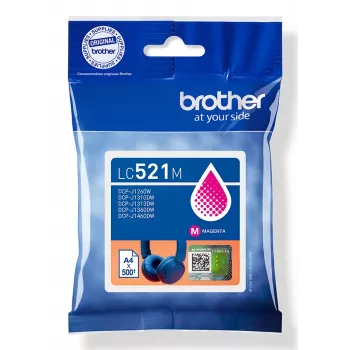 Brother LC521M originele printercartridge – magenta
