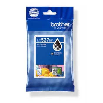 Brother originele LC527BK inktcartridge - zwart, zwart, pigmentinkt, 1 stuk, 1300 pagina's, singlepack