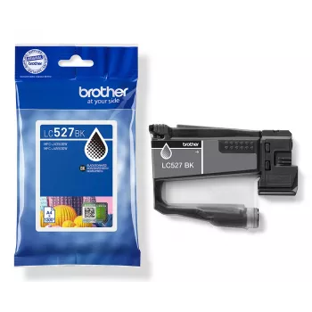 Brother originele LC527BK inktcartridge - zwart, zwart, pigmentinkt, 1 stuk, 1300 pagina's, singlepack