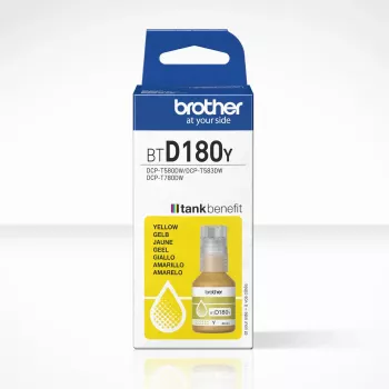 Brother BTD180Y gele originele inktfles