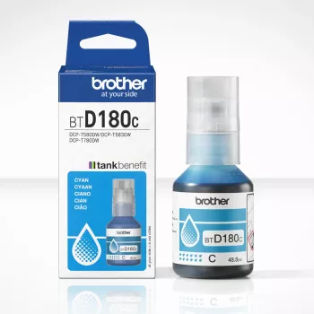 Brother BTD180C cyaan originele inktfles
