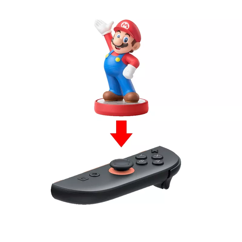 Nintendo Joy-Con 2 (R) lichtrood, joystick, Nintendo Switch 2, home-toets, analoog/digitaal, draadloos, Bluetooth