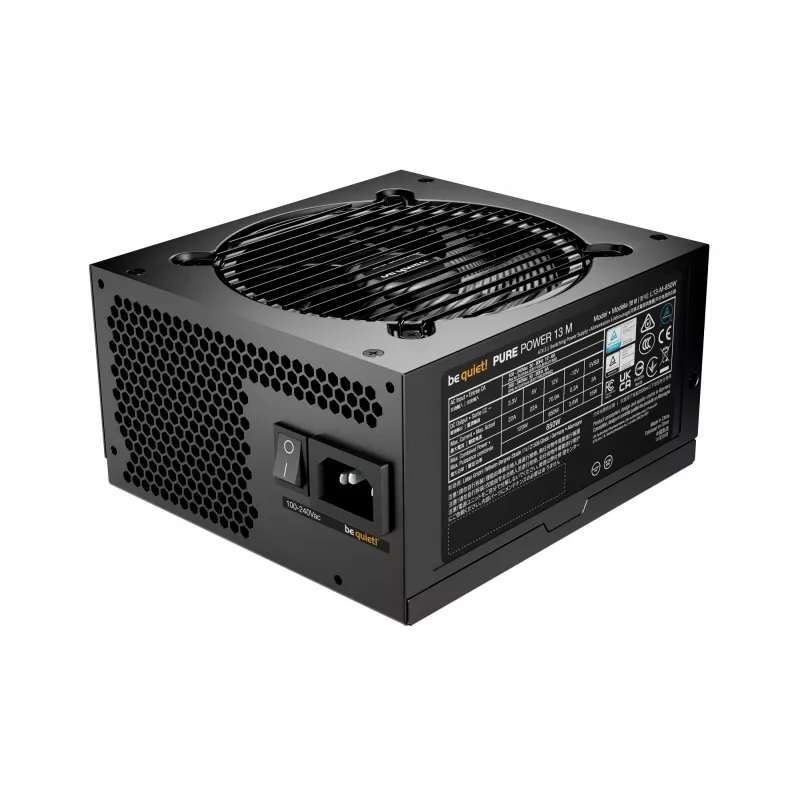be quiet Pure Power 13 M | 850W voeding 20+4 pin ATX ATX zwart