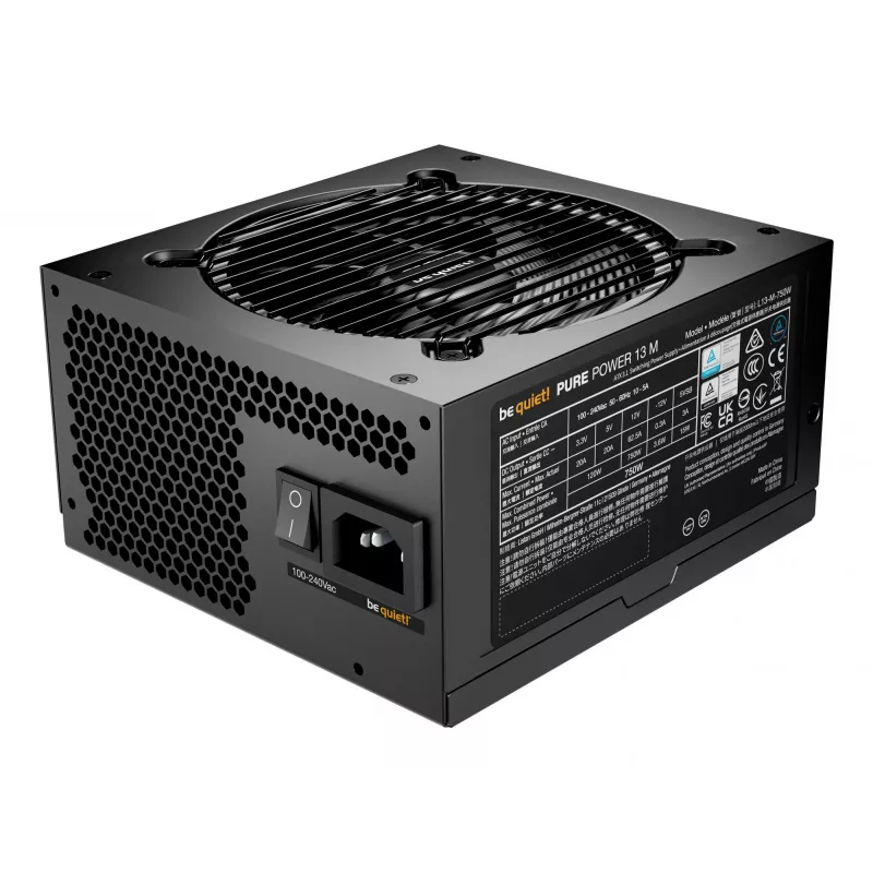 be quiet Pure Power 13 M | 750W voeding 20+4-pin ATX ATX zwart