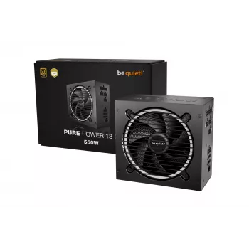 be quiet! Pure Power 13 M | 550W voeding 20+4 pin ATX ATX zwart