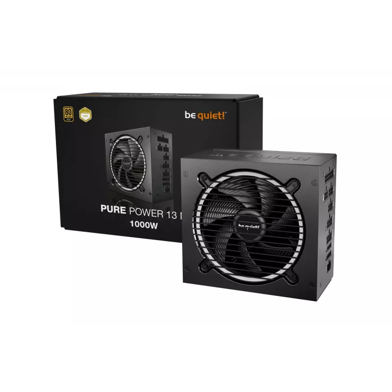be quiet Pure Power 13 M | 1000W voeding 20+4 pin ATX ATX zwart