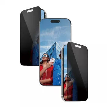 PanzerGlass ® 2-Way Privacy Screen Protector iPhone 17 Pro | Ultra-Wide Fit met EasyAligner