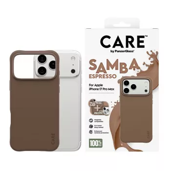 PanzerGlass CARE™ by ® Samba Case espresso met MagSafe iPhone 17 Pro Max