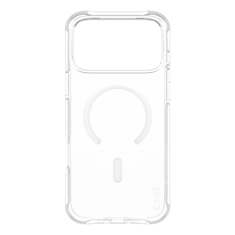 PanzerGlass CARE™ by ® Samba Case transparant met witte MagSafe iPhone 17 Pro Max