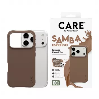 PanzerGlass CARE™ by ® Samba Case espresso met MagSafe iPhone 17 Pro