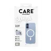 Hoesje PanzerGlass CARE by Fashionable Case Samba transparant met witte MagSafe iPhone 17