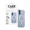 Hoesje PanzerGlass CARE by Fashionable Case Samba transparant met witte MagSafe iPhone 17