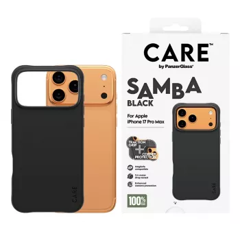 PanzerGlass CARE™ by ® Samba Case zwart met MagSafe iPhone 17 Pro Max