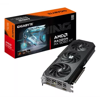 GIGABYTE Radeon RX 9060 XT GAMING OC 16G videokaart - 16GB GDDR6, 128bit, PCI-E 5.0, 3320 MHz core-kloksnelheid, 2 x DisplayPort, 1 x HDMI, GV-R9060XTGAMING OC-16GD