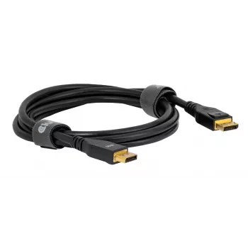 Club 3D CAC-1094 DisplayPort 2.1 VESA DP80-gecertificeerde kabel 8K 240 Hz, 2 m (6,56 ft), zwart