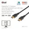 Club 3D CAC-1094 DisplayPort 2.1 VESA DP80-gecertificeerde kabel 8K 240 Hz, 2 m (6,56 ft), zwart