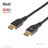 Club 3D CAC-1094 DisplayPort 2.1 VESA DP80-gecertificeerde kabel 8K 240 Hz, 2 m (6,56 ft), zwart