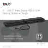 Dockingstation club 3d CSV-2541 USB-C met HDMI- en DisplayPort-uitgangen