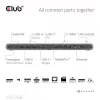 Dockingstation club 3d CSV-2541 USB-C met HDMI- en DisplayPort-uitgangen