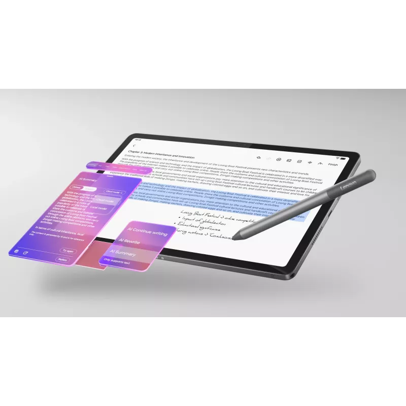 Lenovo Idea Tab Mediatek 128 GB 27,9 cm (11 inch) 8 GB Wi-Fi 5 (802.11ac) Android 15 grijs
