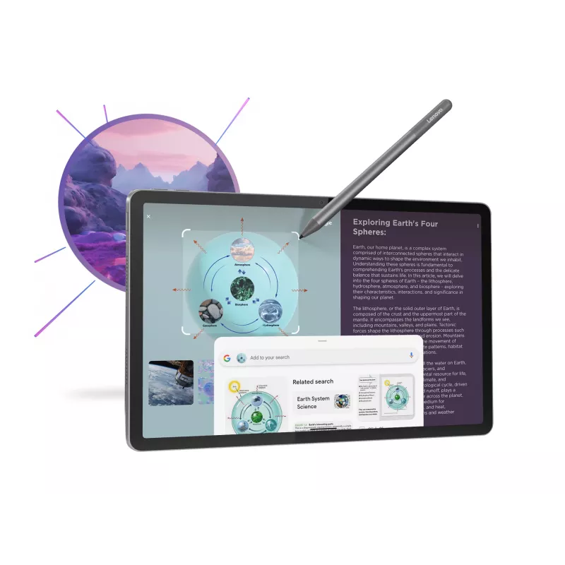Lenovo Idea Tab Mediatek 128 GB 27,9 cm (11 inch) 8 GB Wi-Fi 5 (802.11ac) Android 15 grijs