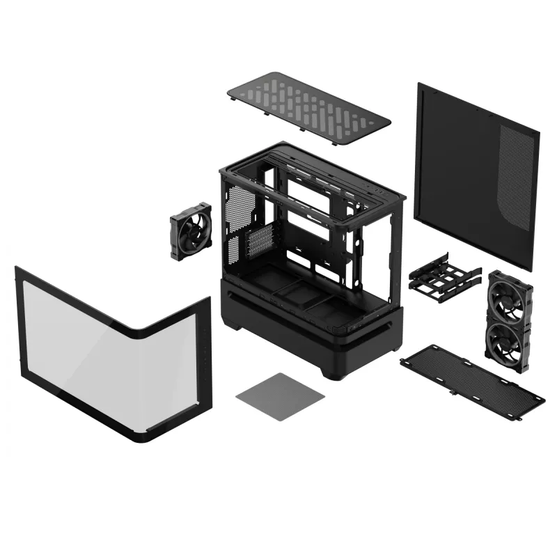 ASUS PRIME AP202 ARGB midi tower zwart