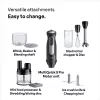 Braun MultiQuick 5 Pro MQ55755M staafmixer 1000 W, 25+1 snelheden, metalen voet, maatbeker, garde, zwart