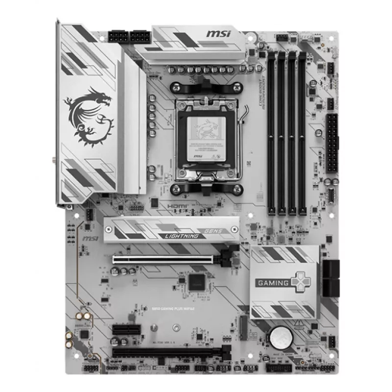 MSI B850 GAMING PLUS WIFI6E moederbord AMD B850 socket AM5 ATX
