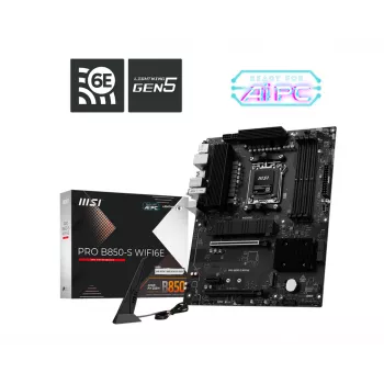 MSI PRO B850-S WIFI6E moederbord AMD B850 socket AM5 ATX
