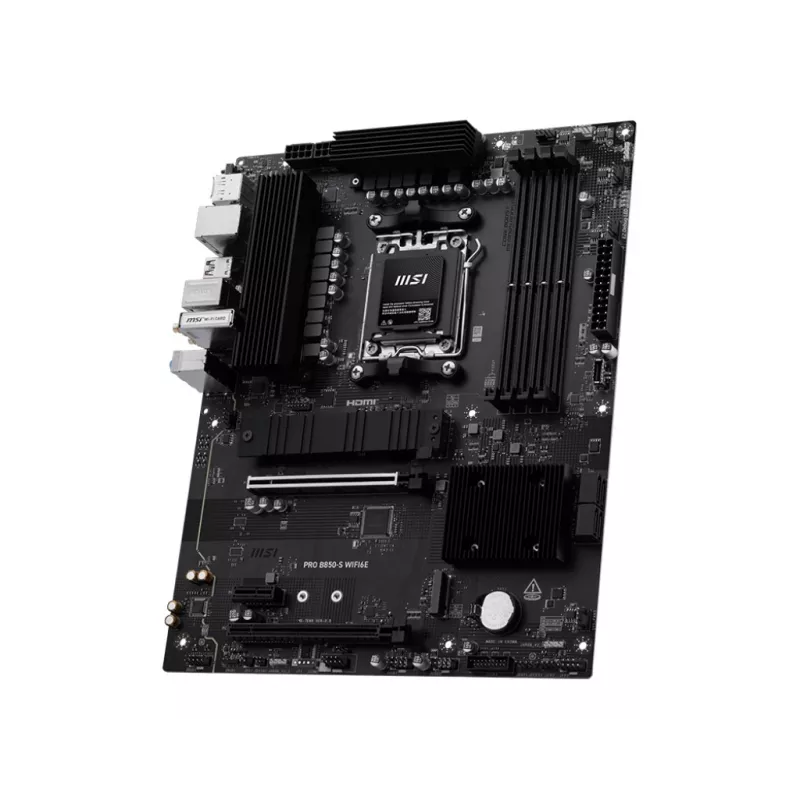 MSI PRO B850-S WIFI6E moederbord AMD B850 socket AM5 ATX