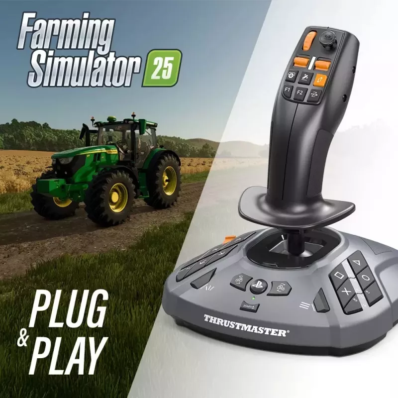 Thrustmaster SimTask FarmStick zwart flightstick analoog / digitaal pc, PlayStation 5
