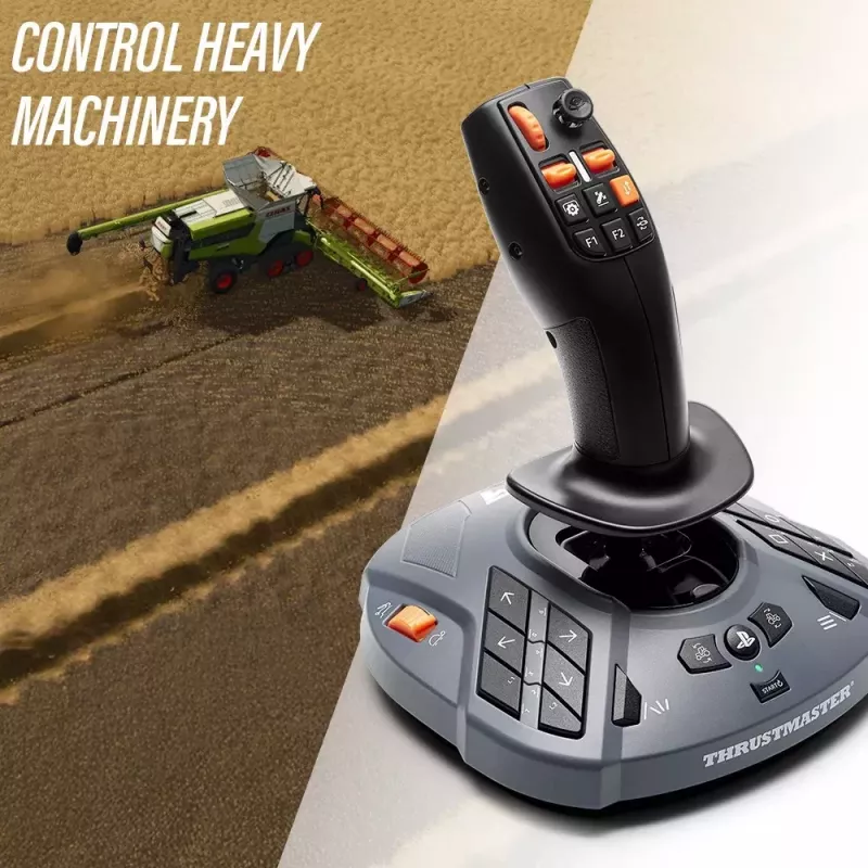 Thrustmaster SimTask FarmStick zwart flightstick analoog / digitaal pc, PlayStation 5