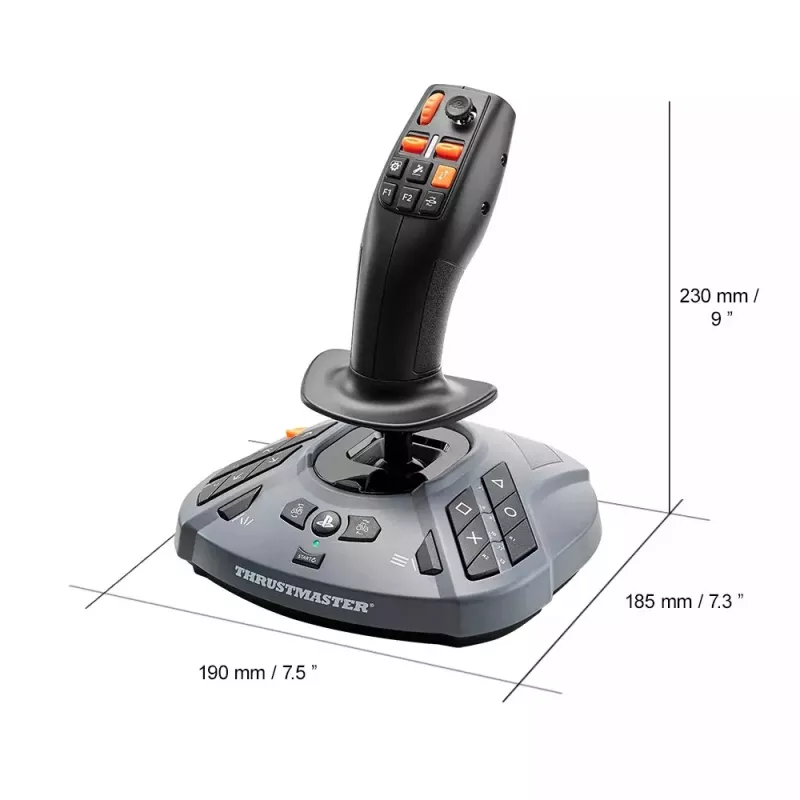 Thrustmaster SimTask FarmStick zwart flightstick analoog / digitaal pc, PlayStation 5