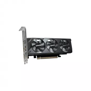 GIGABYTE GeForce RTX 5050 OC Low Profile 8G grafische kaart - 8 GB GDDR6, 128 bit, PCI-E 5.0, 2587 MHz kloksnelheid, 2 x DP, 2 x HDMI, NVIDIA DLSS 4, GV-N5050OC-8GL