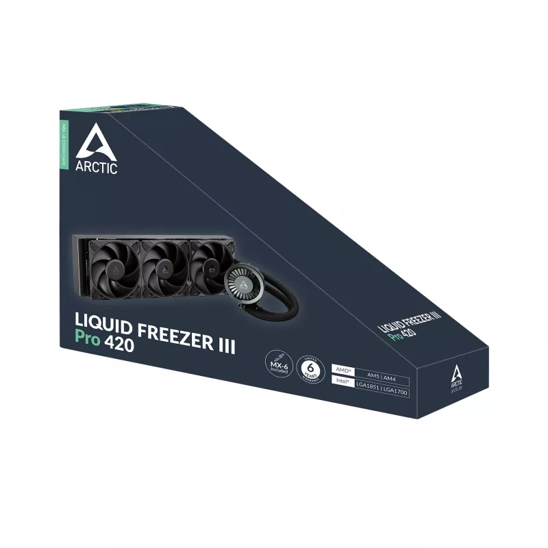 ARCTIC Liquid Freezer III Pro 420 - multi-compatibele all-in-one CPU-waterkoeler
