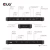 Dockingstation CLUB 3D 14-1 USB-C Quad Display USB4 met 2× USB 2.0-aansluitingen