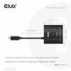 CLUB3D USB-C® bidirectionele video- + data- + PD-switch, USB Type-C, 2x DisplayPort, 7680 x 4320 pixels, zwart, 8K Ultra HD, 120 Hz