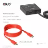 CLUB3D USB-C® bidirectionele video- + data- + PD-switch, USB Type-C, 2x DisplayPort, 7680 x 4320 pixels, zwart, 8K Ultra HD, 120 Hz