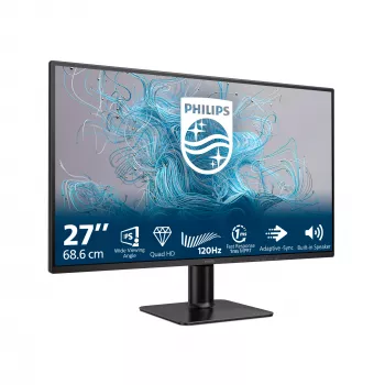 Philips 2000 serie 27E2N2500/00 computermonitor 68,6 cm (27 inch) 2560 x 1440 pixels Quad HD LCD zwart