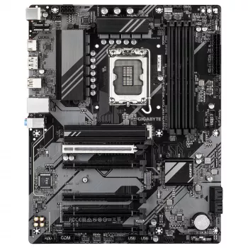 GIGABYTE B760 DS3H GEN5 moederbord - ondersteunt Intel Core CPU's van de 14e gen., 8+2+1 fasen digitaal VRM, tot 5600 MHz DDR5, 2xPCIe 4.0 M.2, 1GbE LAN, USB 3.2 Gen 2x2