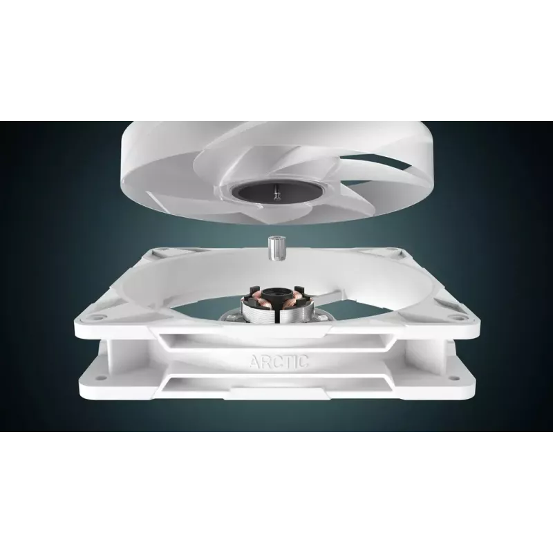 ARCTIC P14 Pro A-RGB (wit) 140 mm A-RGB-PWM-ventilator met kabelsplitter