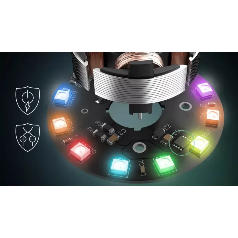 ARCTIC P14 Pro A-RGB (wit) 140 mm A-RGB-PWM-ventilator met kabelsplitter