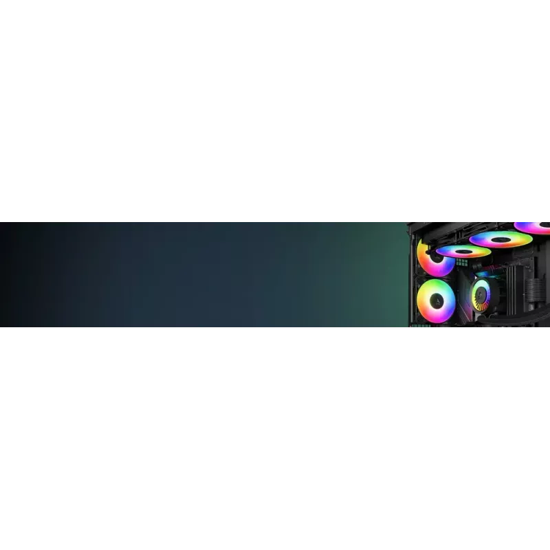 Ventilator Arctic P14 Pro A-RGB 140 mm 400-2500 RPM zwart