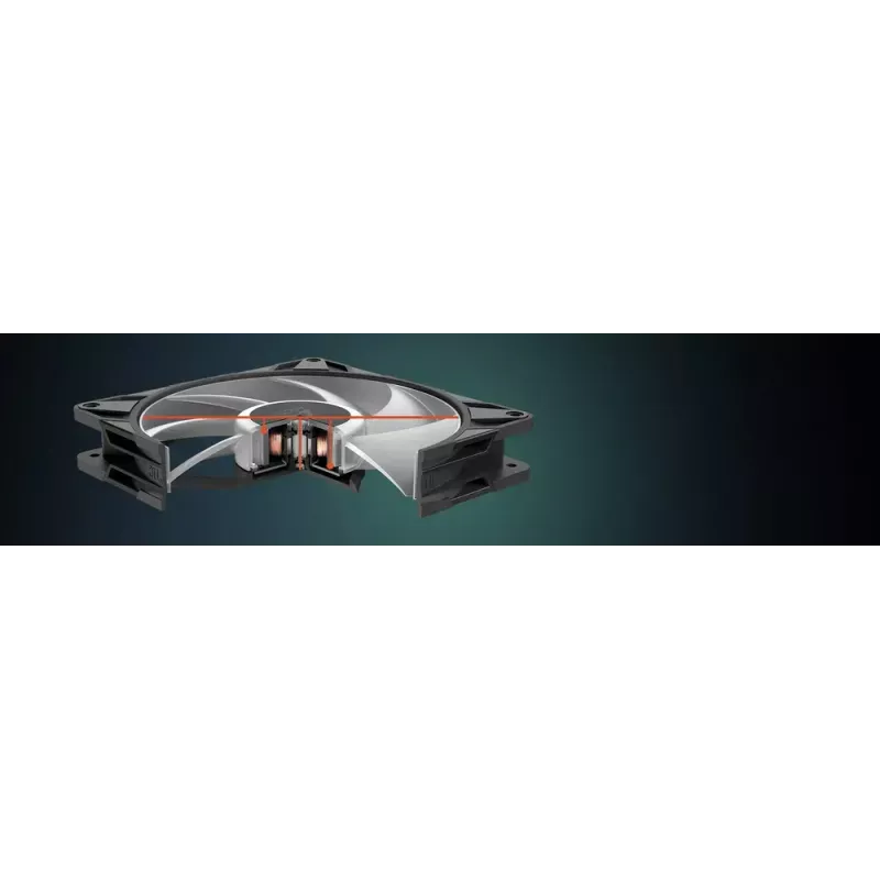 Ventilator Arctic P14 Pro A-RGB 140 mm 400-2500 RPM zwart