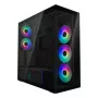 PC-behuizing ARCTIC Xtender (Mirror Black) midi-tower zwart