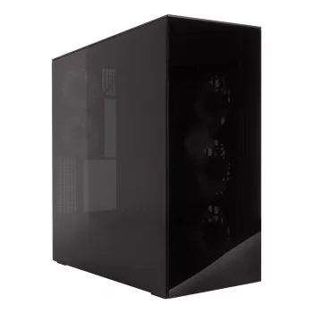 ARCTIC Xtender (zwart) Premium E-ATX pc-behuizing, midi-tower, pc, zwart, EATX, metaal, gehard glas, gaming