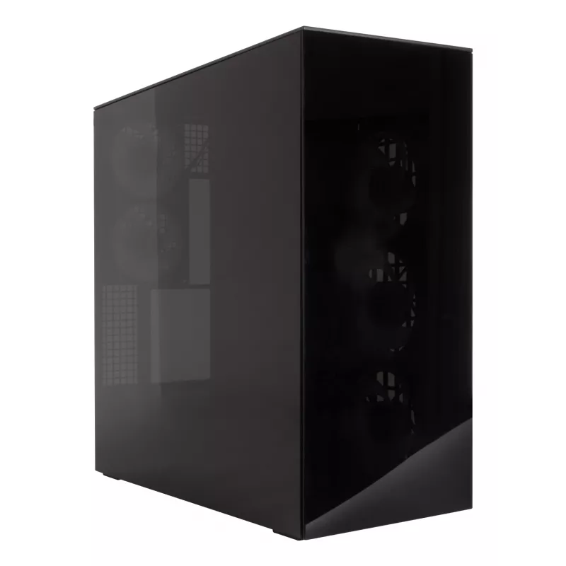 ARCTIC Xtender (zwart) Premium E-ATX pc-behuizing, midi-tower, pc, zwart, EATX, metaal, gehard glas, gaming